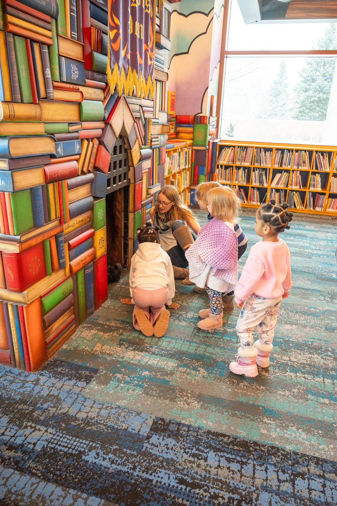 Children exploring and learning at Trace & Tide